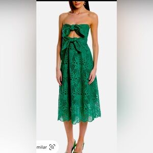 Farm Rio strapless dress.  Never worn.